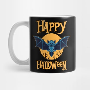 Happy Halloween Bat Mug